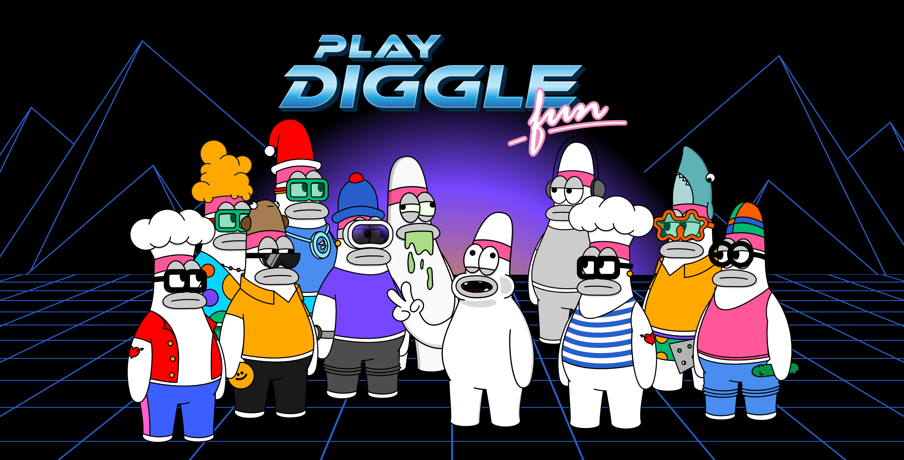 Mr. Diggle and friends in the Diggle Play universe